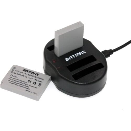 Premium 2-Pack of NB-5L Batteries + Dual USB Charger for Canon PowerShot SX230 HS, SX210 HS, SX200 HS, S100, S110 Digital Camera
