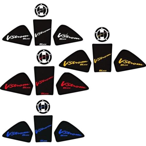 For SUZUKI V-Strom 650 DL650 V-strom650 DL 650 VStrom Motorcycle Anti-slip Tank Pad Sticker Pad Side Gas Kneepad Protector 3D