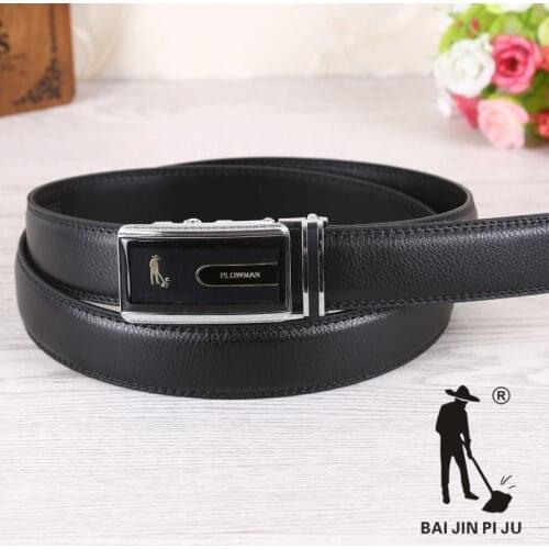 3.0CM Plowman Automatic buckle genuine leather belts