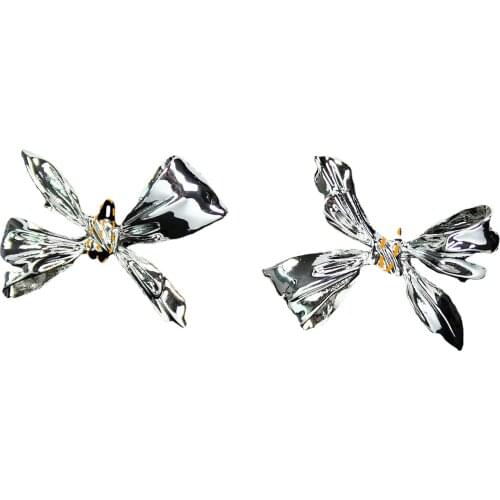 Alloy Bow Shape Ear Stud Temperament Fashion Earrings 2021 New Style Hypoallergenic Fashion Earrings A66