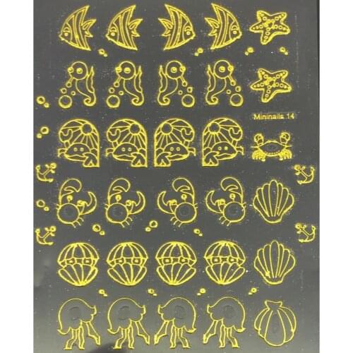 SUPER THIN SELF ADHESIVE 3D NAIL ART NAIL SLIDER STICKER LADY HAT CAP FLOWER HIGH HEEL SHOES SHELL FISH BUTTERFLY ET01-05