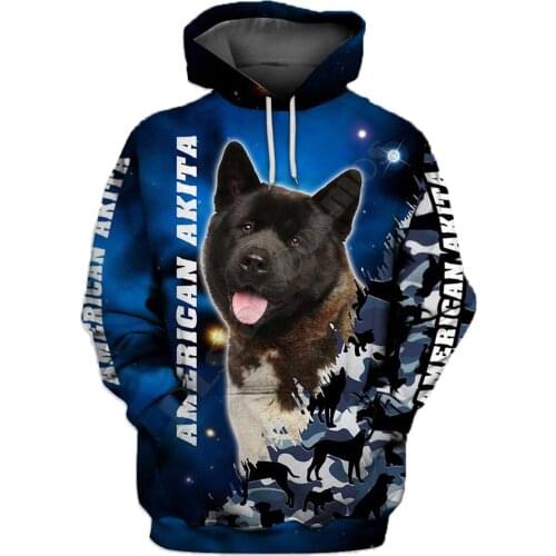 American Akita 3D Printed Hoodies Funny Pullover Men For Women Funny Sweatshirts Animal Sweater Drop Shipping 06