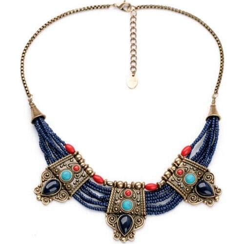 Vintage Nepal Indian Turkish Tribal Necklaces jewelry Ethnic Chunky Necklace Pendant