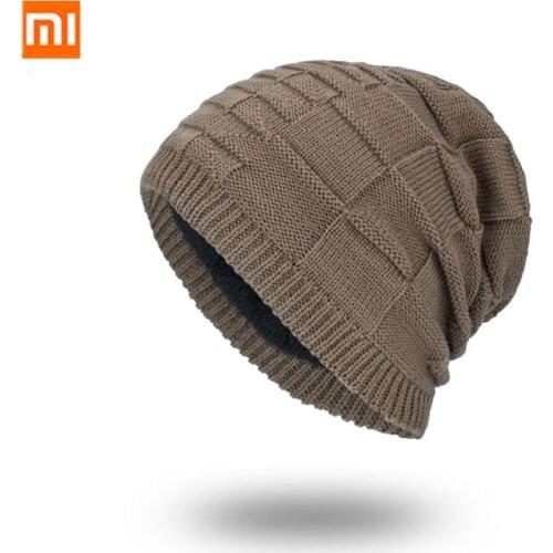 XiaoMi mijia knitted wool hat winter plus velvet warm and comfortable pullover outdoor hat WM066