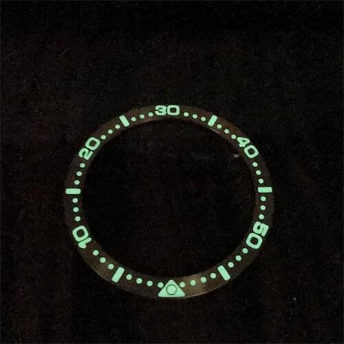 Replacement Aluminum Bronze Watch Case Bezel Bumper Frame for Seiko NH35A/SKX007 Dial Movement Ring Watch Accessories