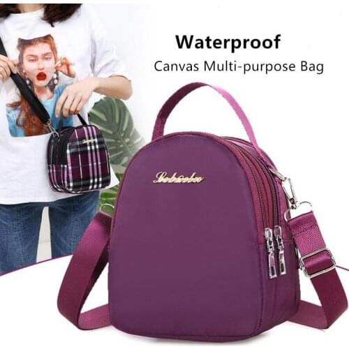 Female Messenger Bag Womens Nylon Bag Shoulder Tote Handbag Casual Ladies Satchel Bag Waterproof Travel Crossbody Small Bag
