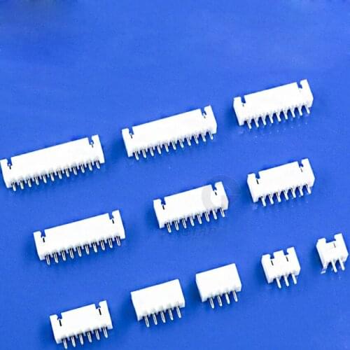 1000PCS XH2.54 Pin header 2.54mm 2P/3P/4P/5P/6P/7P/8P/9P/10P/11P/12P