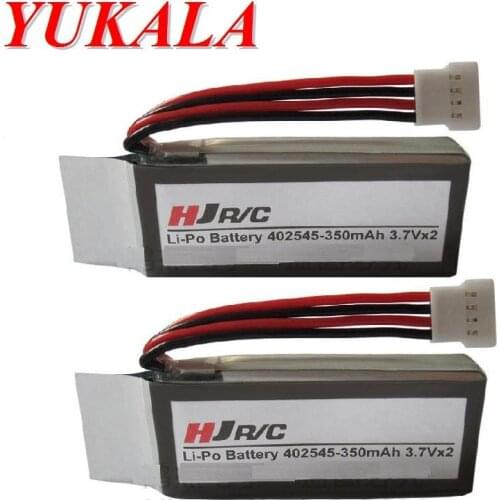 2pc U919 U945A U845A RC quadcopter rc drone spare parts 7.4v (3.7v*2)350mah Li-polymer battery 402545 3.7v*2