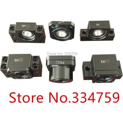 3 sets of BK15 BF15 Set : 3 pcs of BK15 and 3 pcs BF15 for SFU2005 SFU2010 Ball Screw End Support CNC parts XYZ