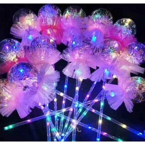 Wedding Child Girl Present LED Beautiful Hot Product Night Holding Fairy Stick Decoration Light Ball Shine birthday
