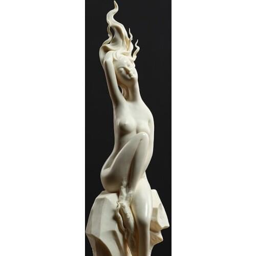 "the spirit of the mountains" dehua porcelain sculpture art craft rich ancient frame sitting room adornment is placed