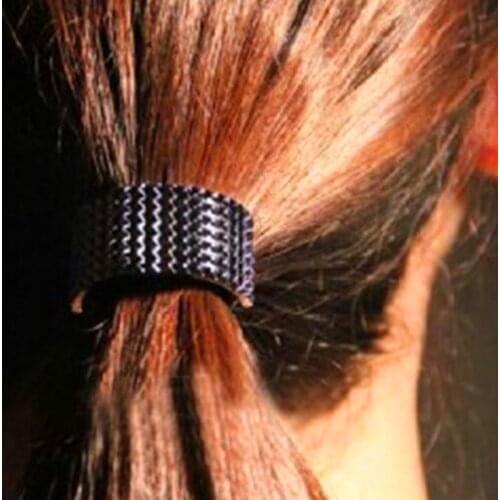 European Retro Fashion Catwalk Metal Semicircular Ring Hair Rope Hair Accessories Headdress