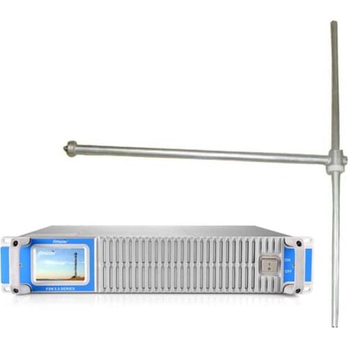 FMUSER FSN- 600W 500W 600watt FM RadioTransmitter+ FM-DV1 High Gain Antenna + Coaxial Cable for Radio station