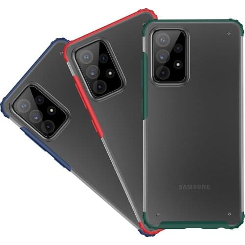 Hybrid Slim Armor Case For Samsung Galaxy A72 Drop resistance Clear Transparent Back Cover Shield Defender