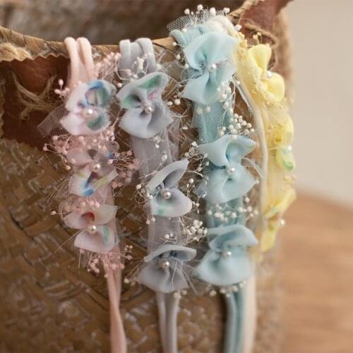 Newborn photography props bow headgear headdress flower headband baby child baby studio shooting hair accessories