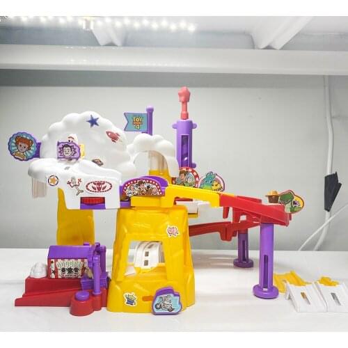 Bandai Candy Toy Toy Story 4 Forky Bunny Woody Assembled Rail Toy Can Be Combined with 5 In 1 Toy