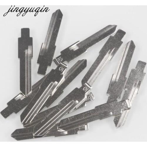 Jingyuqin 2pcs 01# Key Blank Car Folding Flip Remote key blade for Volkswagen VW Santana Jetta for Audi Gol B4