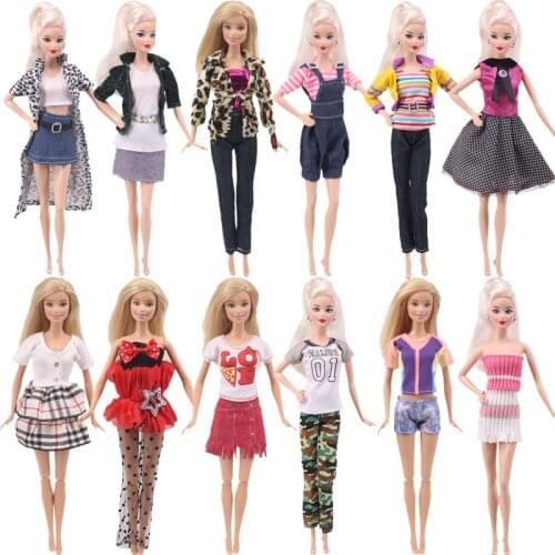 Fashion Suit This Years Popular Style Dollhouse Dress Up Barbies Accessories,Dress For Barbies 11 Inch 26-28 Cm Barbies Dolls