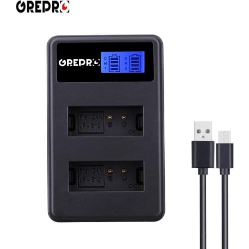 LP-E12 LPE12 Battery Charger for Canon LP E12, EOS M, EOS M10, EOS M50, EOS M100, EOS Rebel SL1, EOS 100D, EOS Kiss X7