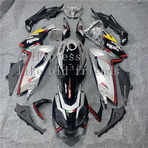 Injection mold New ABS Full Fairing kit Fit for Aprilia RS125 06 07 08 09 10 11 RS 125 2006 2011 Siver red Matte