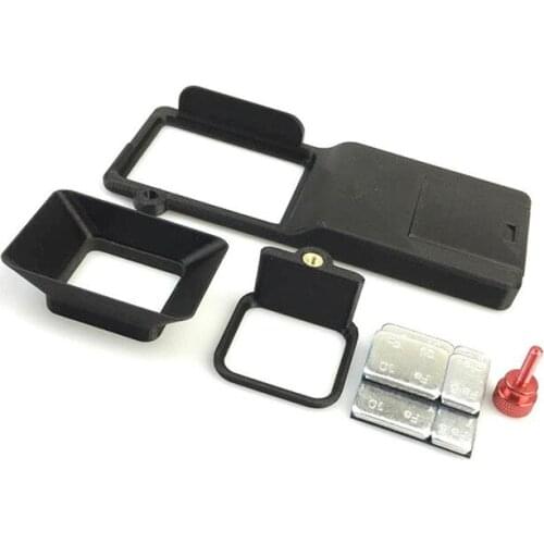 Switch Adapter Holder Mount Plate + Camera Sun Hood Kit for GoPro Hero 4 & DJI Osmo Mobile Gimbal Handheld