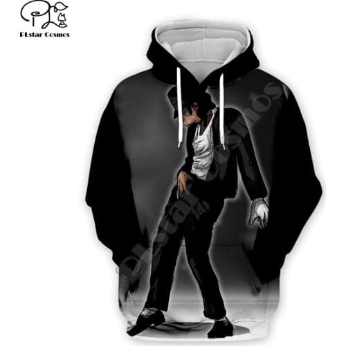 PLstar Cosmos Pop King Michael Jackson casual Streetwear Pullover colorful 3DPrint Zipper/Hoodies/Sweatshirt/Jacket/Men Women s1