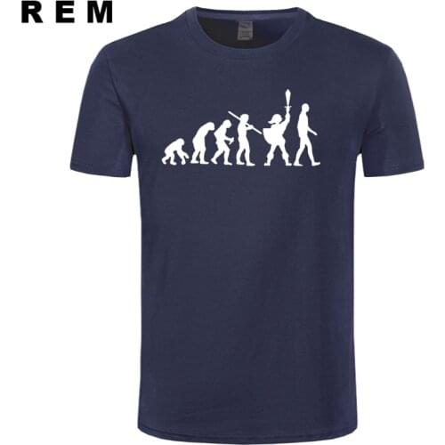 REM Order T Shirts Short Cotton Crew Neck Mens Evolution Of Missing Link Zelda Inspired Shirts