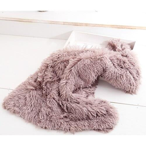 Luxury Long Plush Pet Dog Bed Blankets Cat Sleeping Mats Puppy Winter Warm Thin Beds Cushion Soft Covers for Large Dogs Mattress
