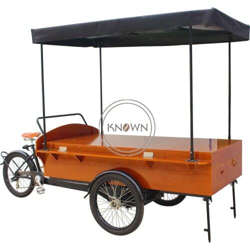 Outdoor food cart bike for coffee shop food carts mobile coffee cart hot selling