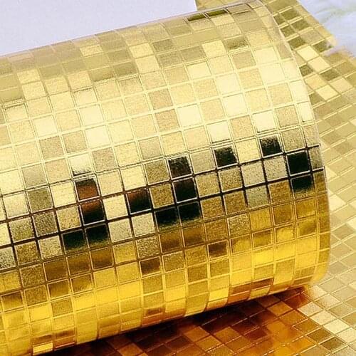 Modern Minimalist Silver Gold Foil Wallpaper Luxury Glitter KTV Bar Ceiling Background Decor Solid Color Wallpaper Wall Covering