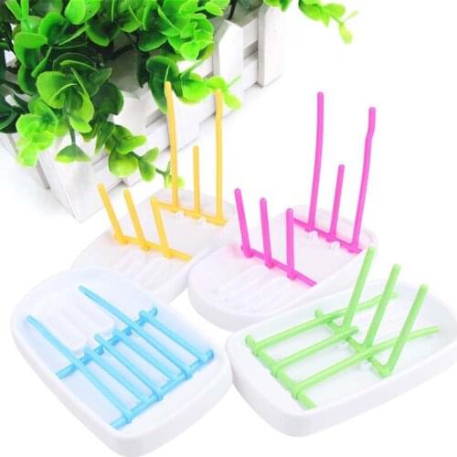 Japan Style Baby Bottle Drying Rack Baby Feeding Bottles Clean Drying Rack Storage Nipple Shelf Baby Pacifier Feeding Cup Holder