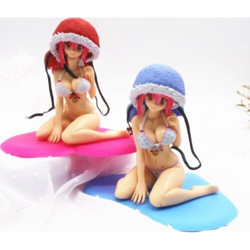Japanese Popular Idols Super Sonico Sexy Swimsuit Bikini PVC Action Figure SUPERSONICO Sexy Girl Collectible Model