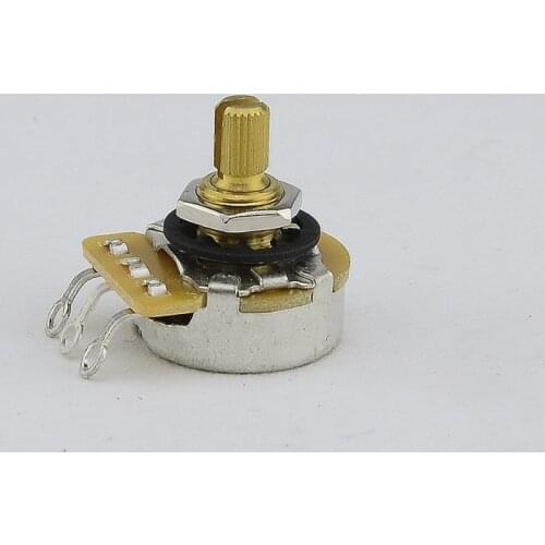 1 Piece CTS 250K Brass Short Bushing Split Shaft Potentiometer(POT) For Electric Guitar (Bass) MADE IN TAIWAN