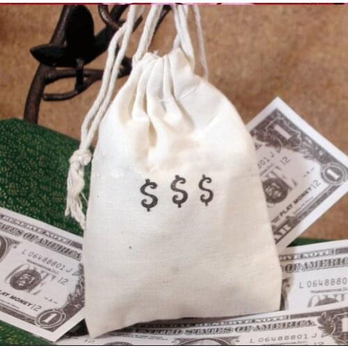 100pcs/lot CBRL small cotton jewelry pouch cotton gift pouch cotton drawstring pouch bag Buddhism Item bag jewelry bag