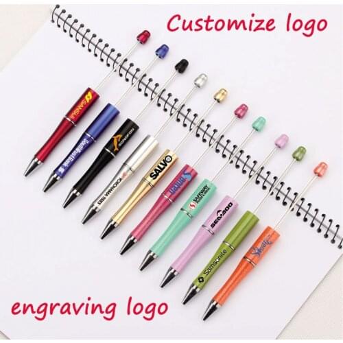 100pcs Can Be Customized Logo Pen Gift For Guest Birthday Wedding Party Gift Supplies Bridesmaid Gift Engrave Company Logo