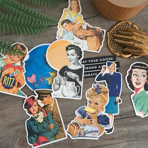 18PCS Stickers Crafts And Scrapbooking stickers book Student label Decorative sticker DIY Stationery