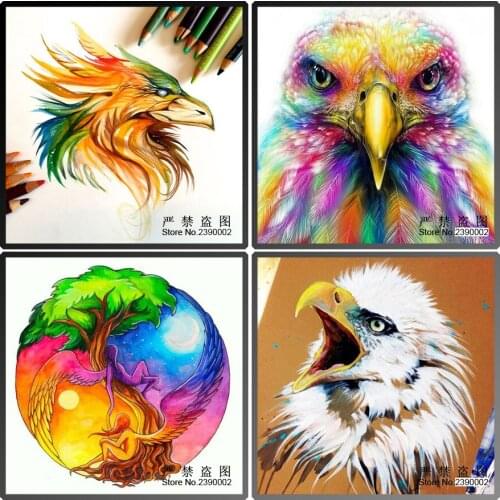3D Diamond Painting Cross Stitch Pattern 5D Diamond Embroidery Eagle Mosaic Resin Full Drill Home Decor DIY Painting