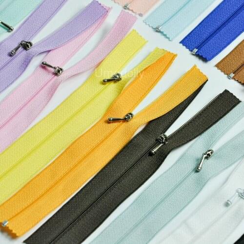 5pcs/10pcs 15cm 1/3 1/4 1/6 BJD Doll clothes Zipper Blyth Doll Clothing Mini zipper Closed Tail Barbi Doll Clothes DIY Accessory