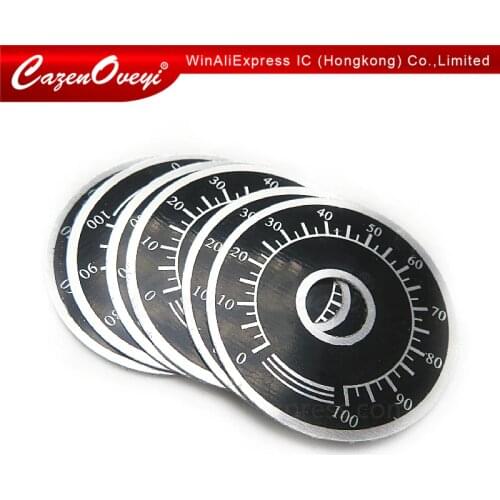 5pcs/lot 0-100 WTH118 potentiometer knob scale digital scale can be equipped with WX112 TOPVR In Stock