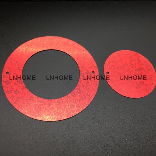 50g Laser Red Large Round Circle Sequins 50mm PVC Flat Hologram For Crafts Wedding Decoration 2pcs Set