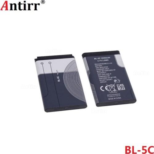 1020Mah Battery BL5C BL-5C BL 5C Rechargeable Accessories Replacement For Nokia 2610 2600 2300 6230 6630 N70 N71
