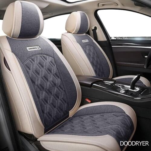 DOODRYER flax car seat covers for Ford Focus 2 3 Fushion Ranger mondeo Fiesta Edge Explore Kuga fiesta fusion car seats