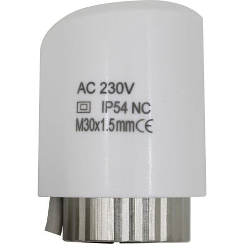 220v 24v electric thermal actuator thermoelectric drive motor normally open closed for underfloor heating manifold