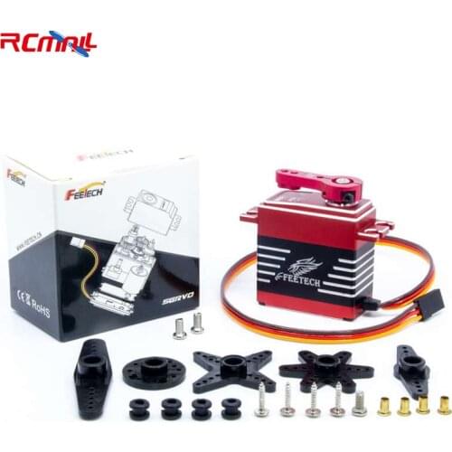 RCmall FT5825M 25KG Digital Servo Feetech Waterproof 7.4V Aluminium Case Steel Gear for RC Car Crawler Buggy Helicopter