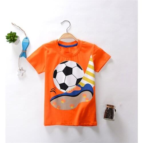 Cartoon T Shirt For Kids 2018 Summer Childrens Tops Cotton Tees Baby Print T-shirts Boys Clothing Girls Clothes