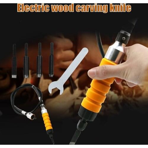 Electric Chisel Carving Tool Wood Carving Machine Woodworking Chisel With 5 Blades Hand Tool Herramientas De Mano Ferramentas