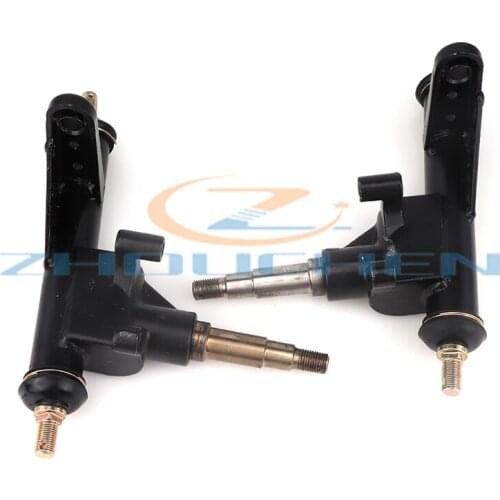1 pair set 240mm steering column steering knuckle main shaft for 110cc 150cc 200cc Kandi Go Kart ATV UTV quad bike parts