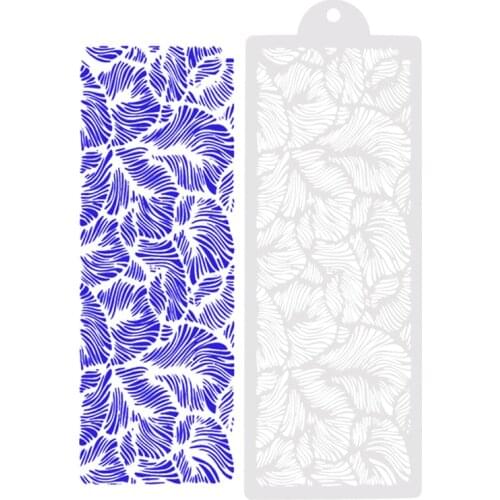Lace Stencil Cake Design Plastic Template Mold Painting Stencil Bottle Fondant Decorating Tool for Wedding