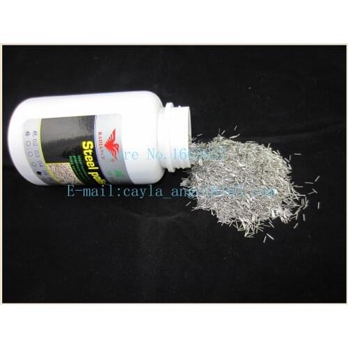 Mini pins for magnetic rotary tumbler 200g dia 0.2mm Jewelry polishing needles Stainless Steel
