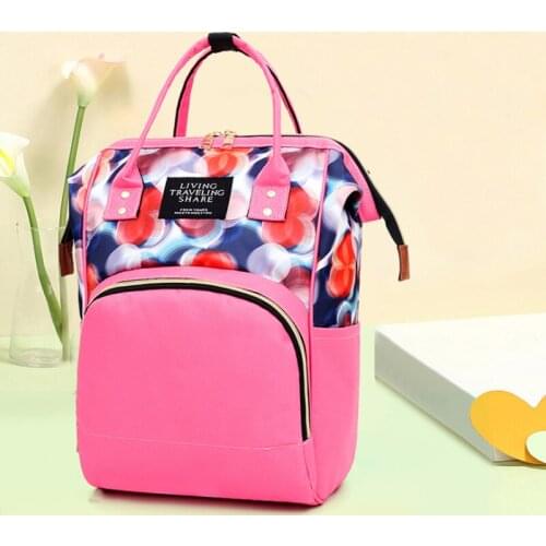 Nappy Backpack Bag Mummy Large Capacity Bag Mom Baby Multi-function Waterproof Outdoor Travel Diaper For Baby Care Diaper Bags